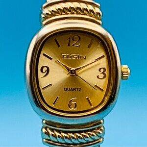 ELGIN EG9059T Women’s Dress Quartz Bangle Bracelet Wristwatch Japan Movt Working